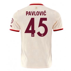 Bayern Munich Aleksandar Pavlovic #45 Rezervni Dres 2024-25 Kratak Rukavima